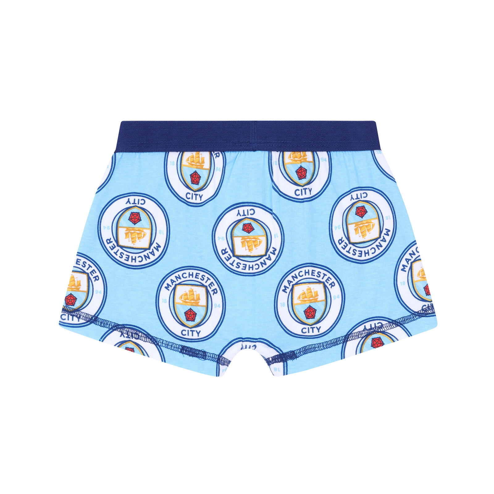Manchester City Boys Vest & Boxer Shorts Set Kids OFFICIAL Football Gift 5/5