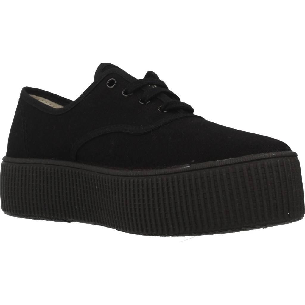 Sneaker Victoria anglaise double toile monochrome 5/5