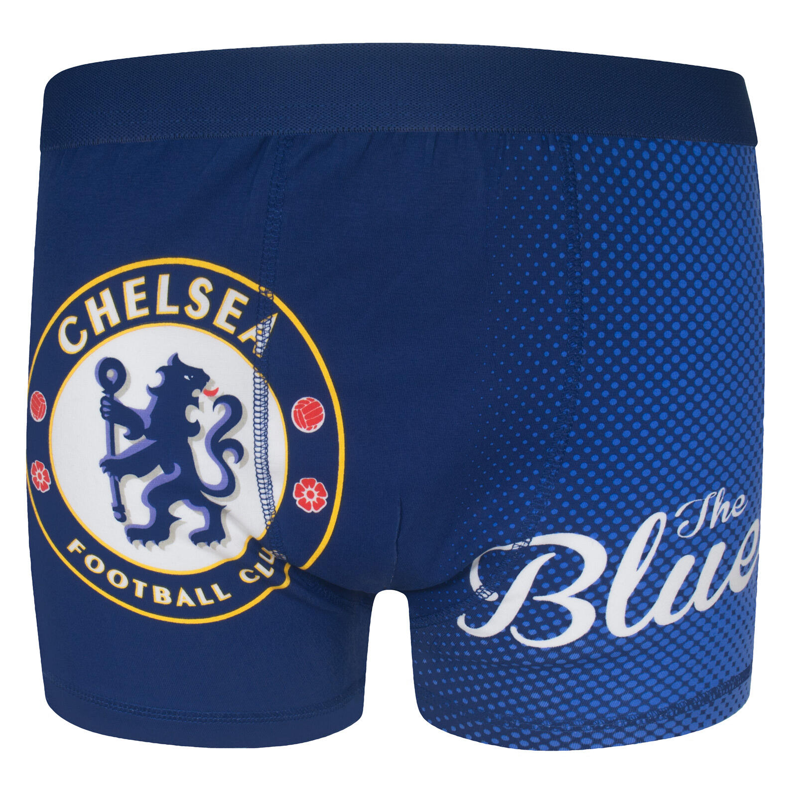CHELSEA Chelsea FC Boys Boxer Shorts Blue 1 Pack OFFICIAL Football Gift