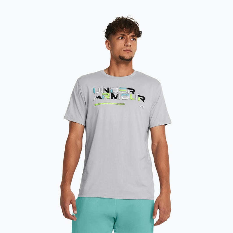 Under Armour Colorblock Wordmark heren-T-shirt