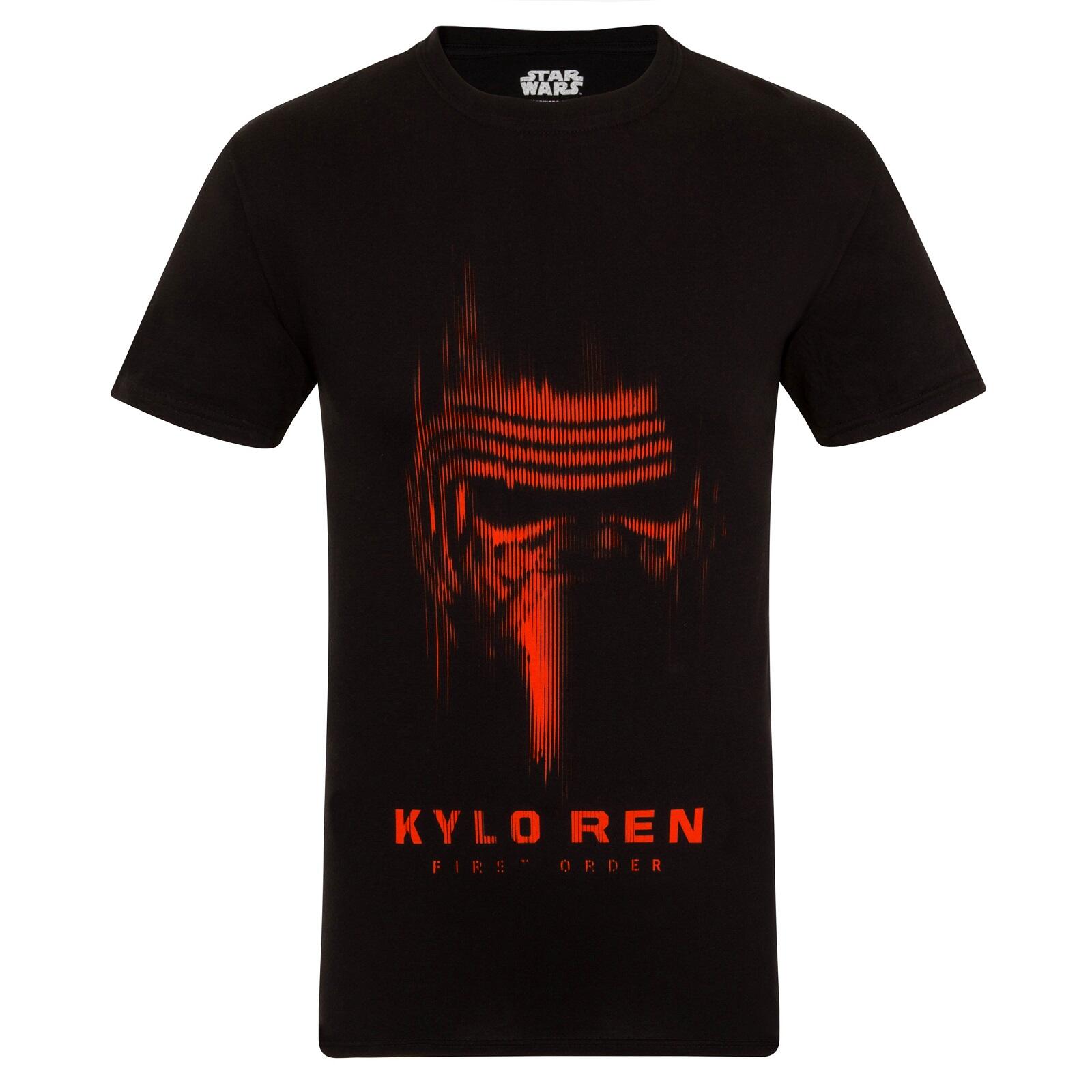 DISNEY Star Wars Mens T-Shirt Force Awakens Kylo Ren OFFICIAL Gift