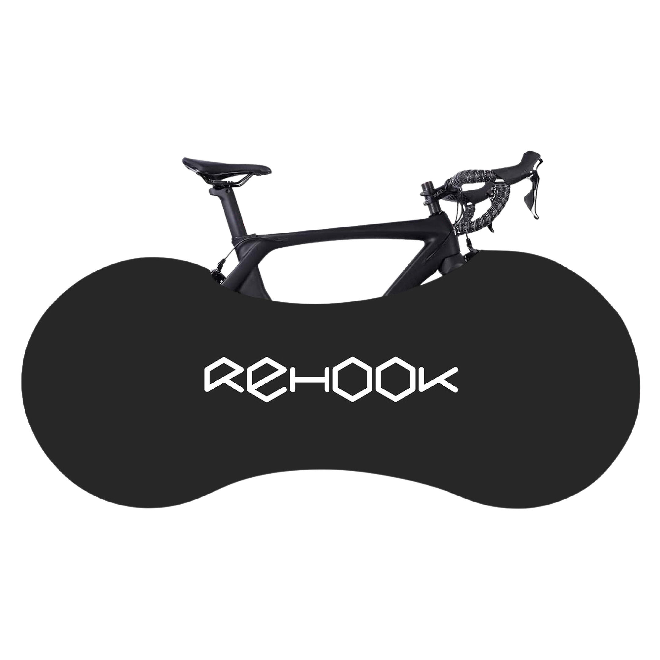 REHOOK WRAP Premium Indoor Bike Cover Black