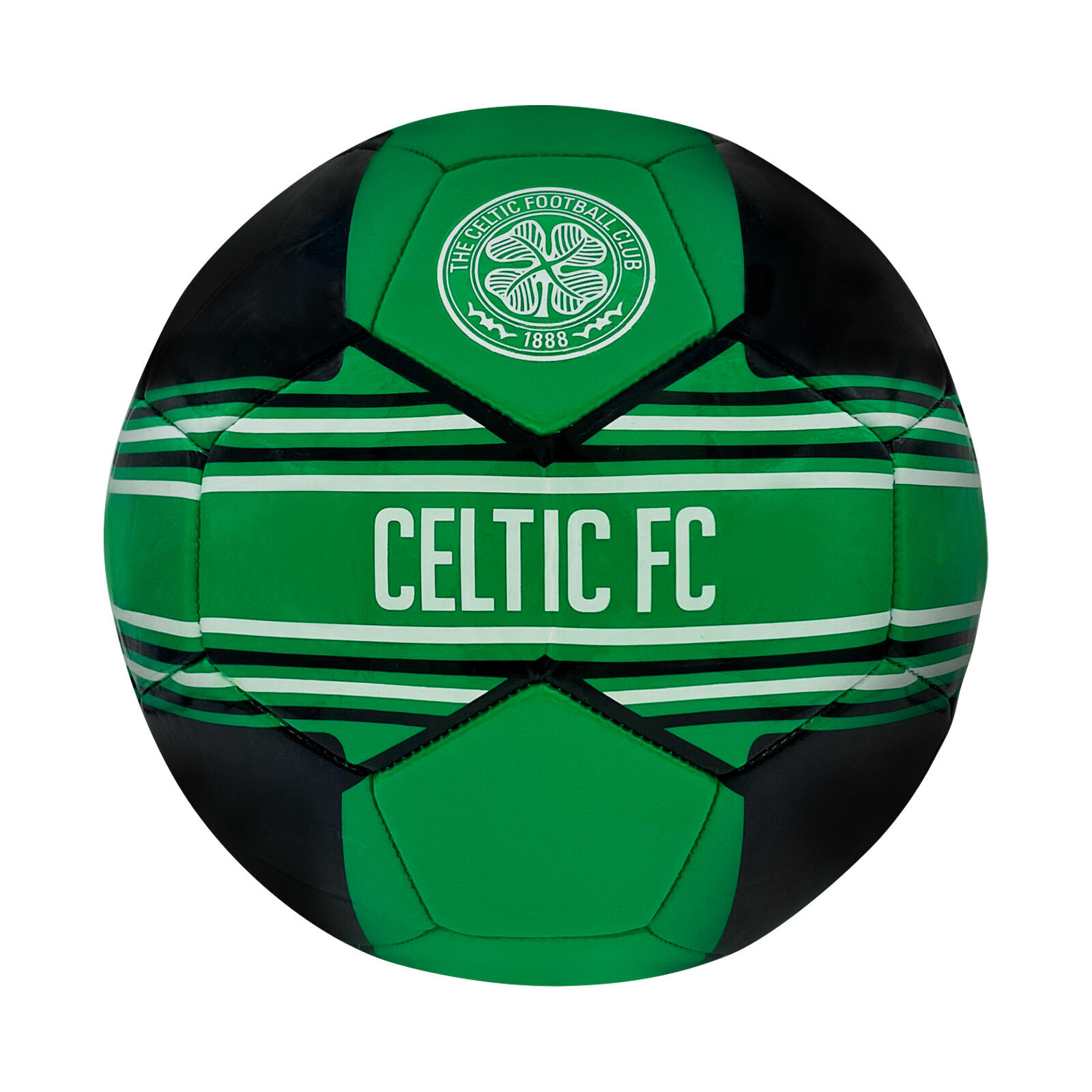 Celtic FC Football Size Kids Crest Green Black OFFICIAL Gift