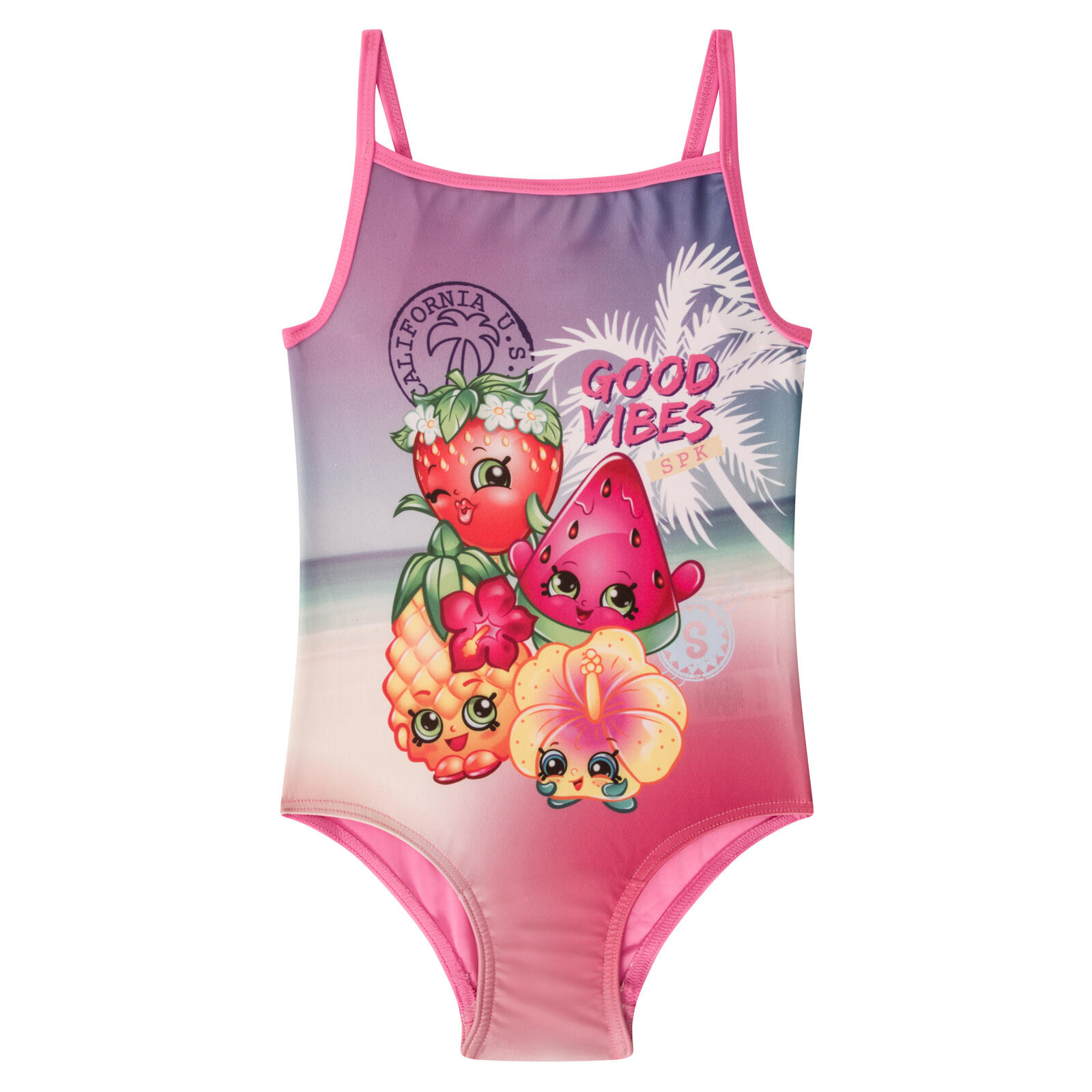 FAN ORIGINALS Shopkins Girls Swim Suit Costume Kids OFFICIAL Gift