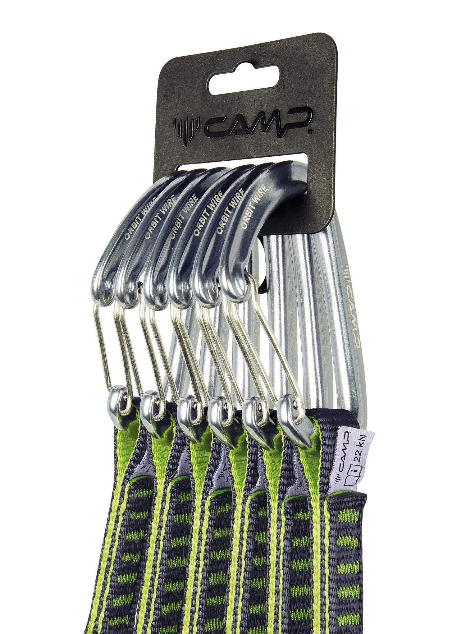 Dégaines CAMP Orbit Wire Express KS pack 6 — 12 cm, sangle nylon 16 mm 3/3