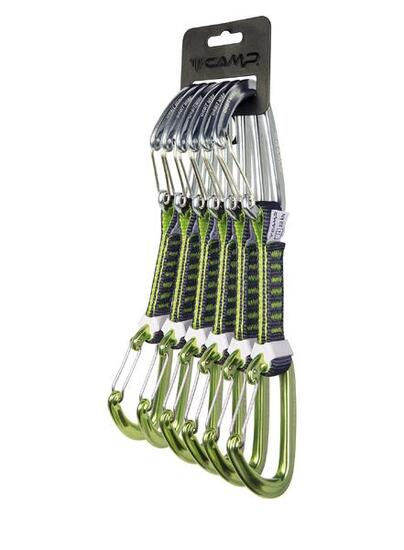Pack 6 Rinvii C.A.M.P. Orbit Wire Express KS 12 cm nastro nylon 16 mm