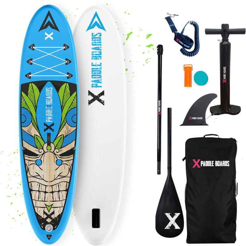 Prancha insuflável Tiki-X criança X-PaddleBoards | 9'2 x 30" x 6"