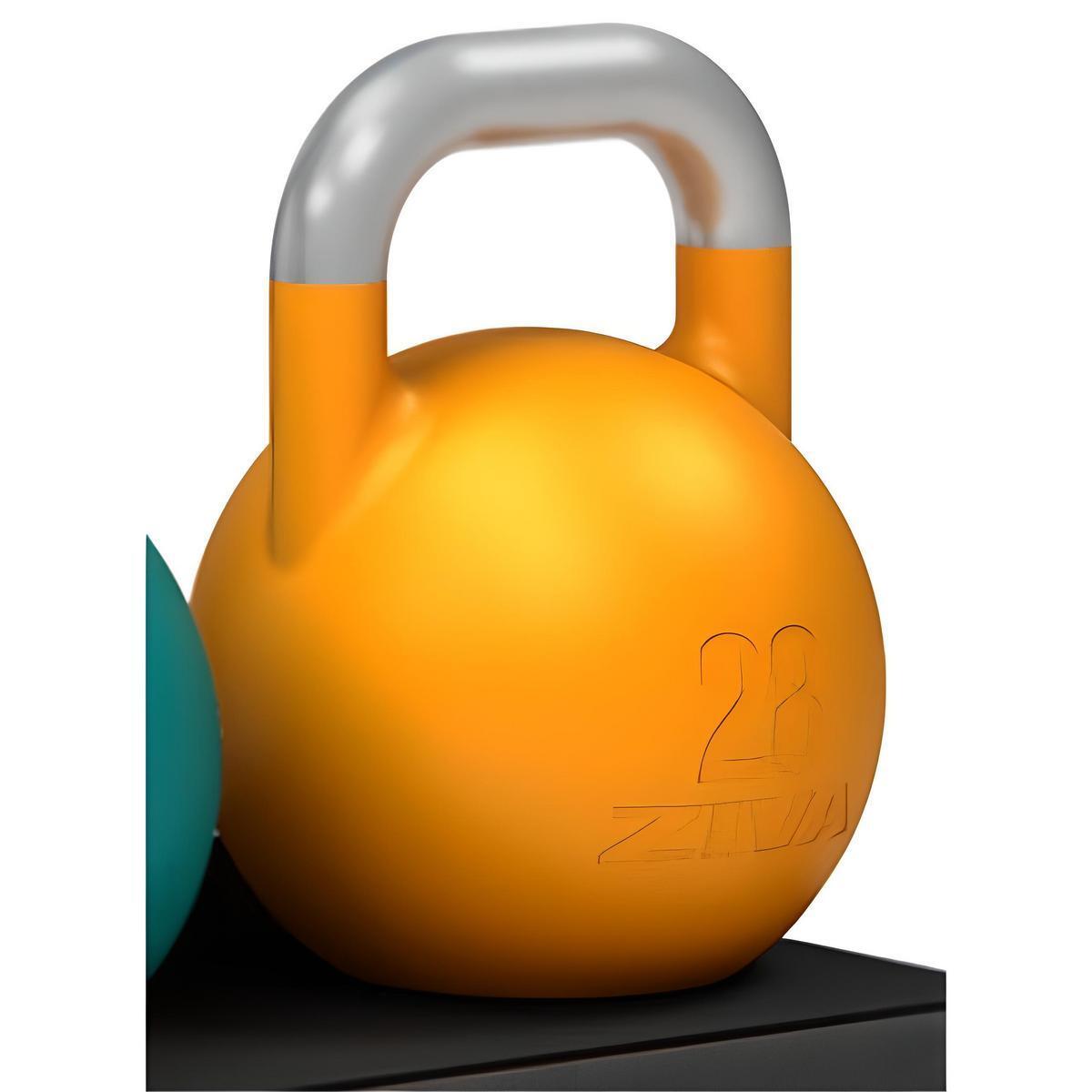 Kettlebell competición ZIVA performance 28kg Naranja 2/3