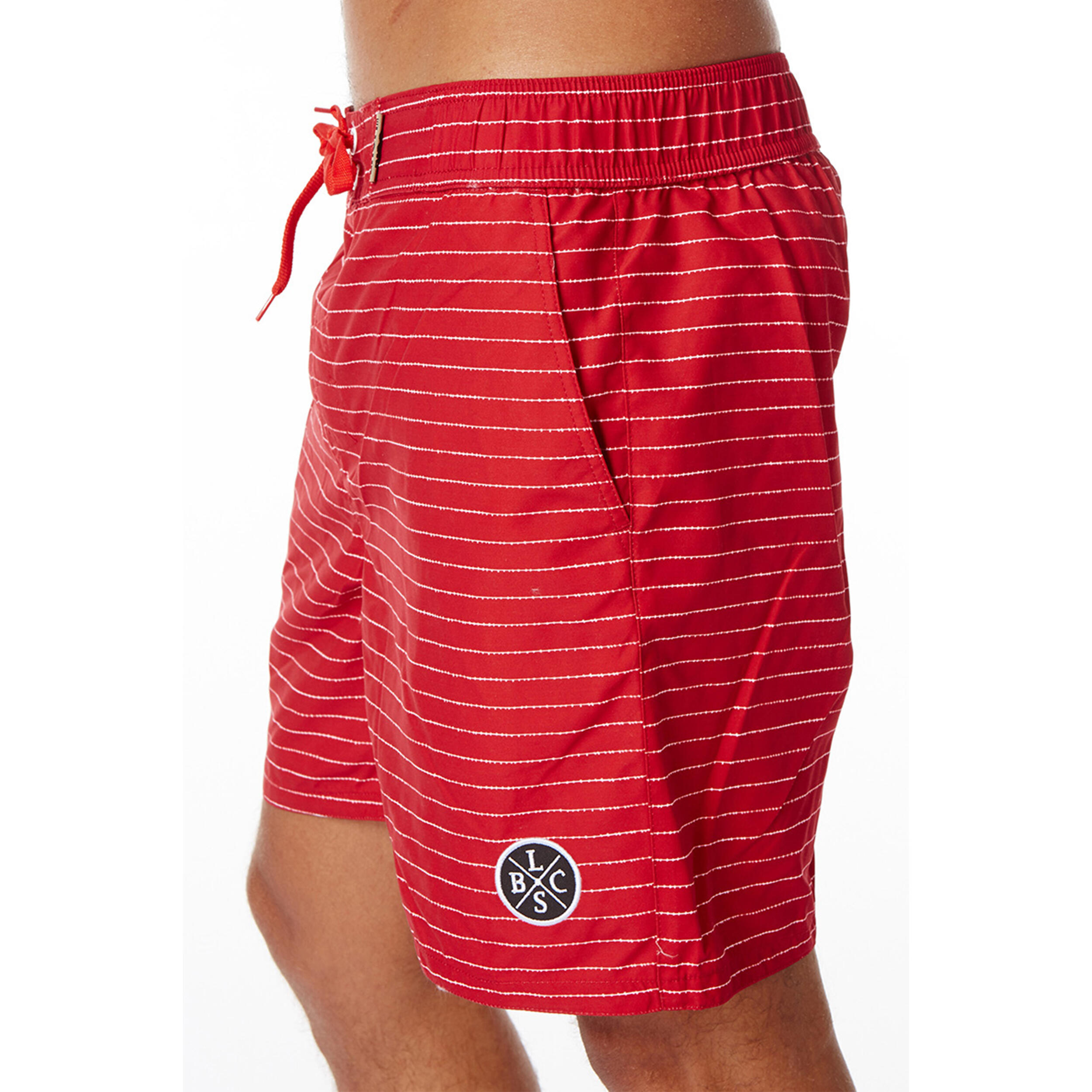Boardshort NEEDLE RED - SCHNELLTROCKNEND 2/5