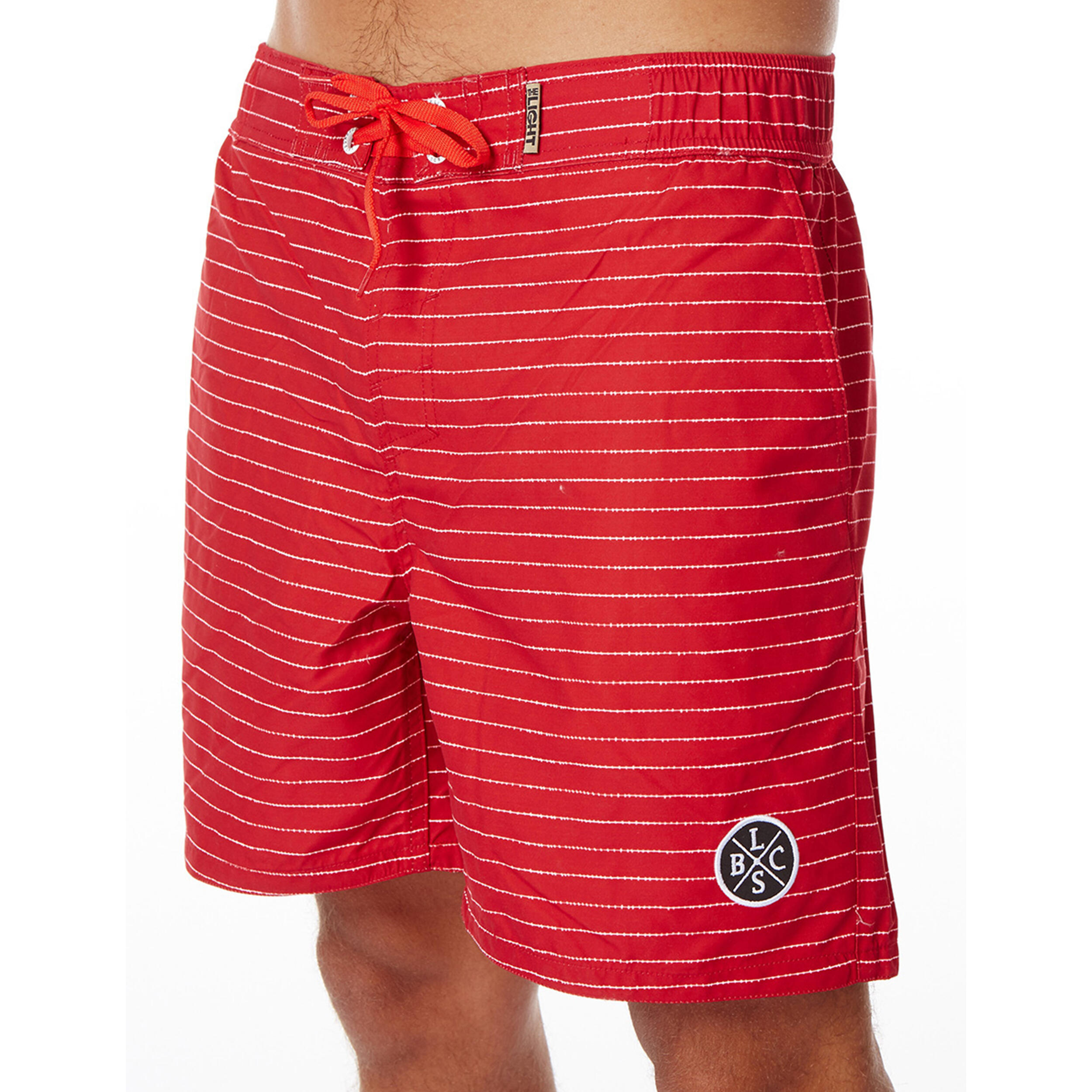 LIGHT BOARD CORP Boardshort NEEDLE RED - SCHNELLTROCKNEND
