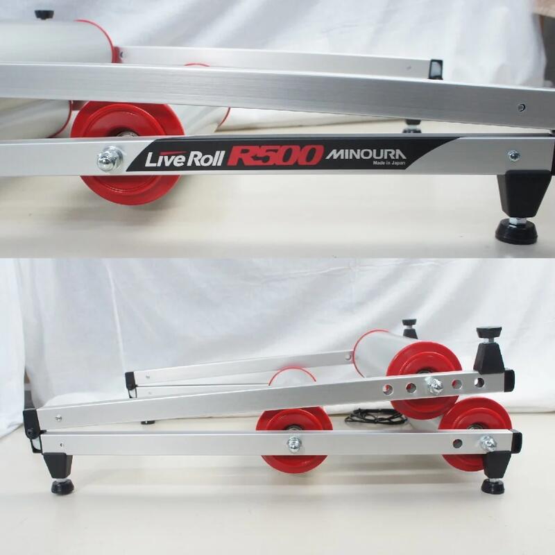 Minoura R500 LiveRoll - simulador de bicicleta com banco de rolos