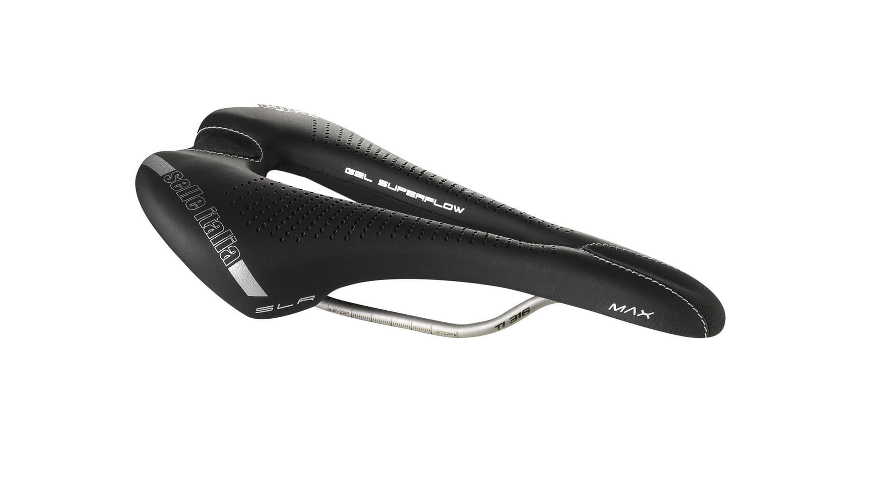 Selle MAX SLR Gel TI 316 Superflow noir 4/7