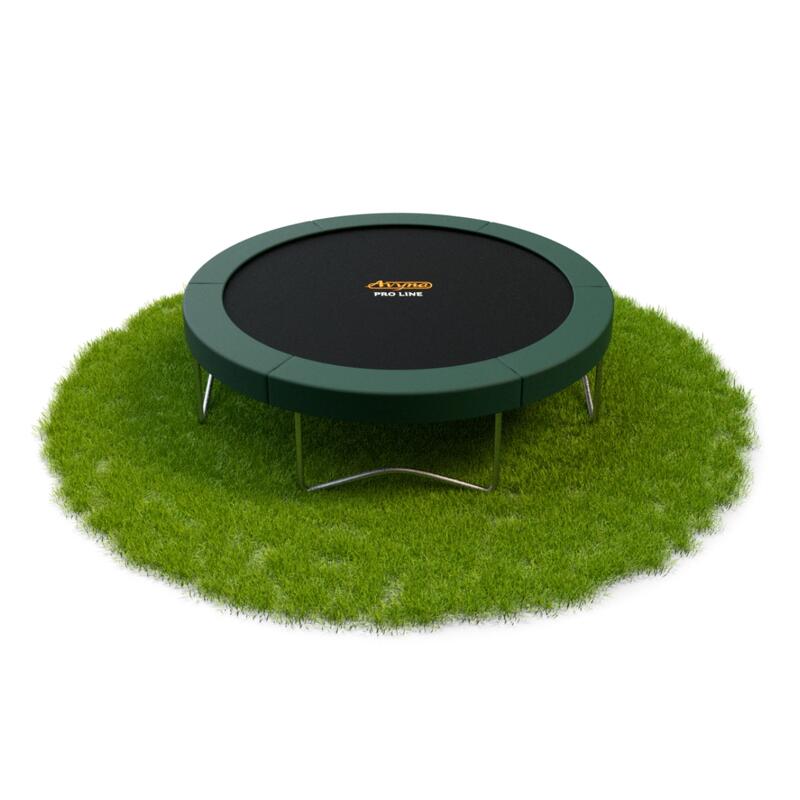 Trampolino verde da 305 cm di diametro - Avyna - con copertura