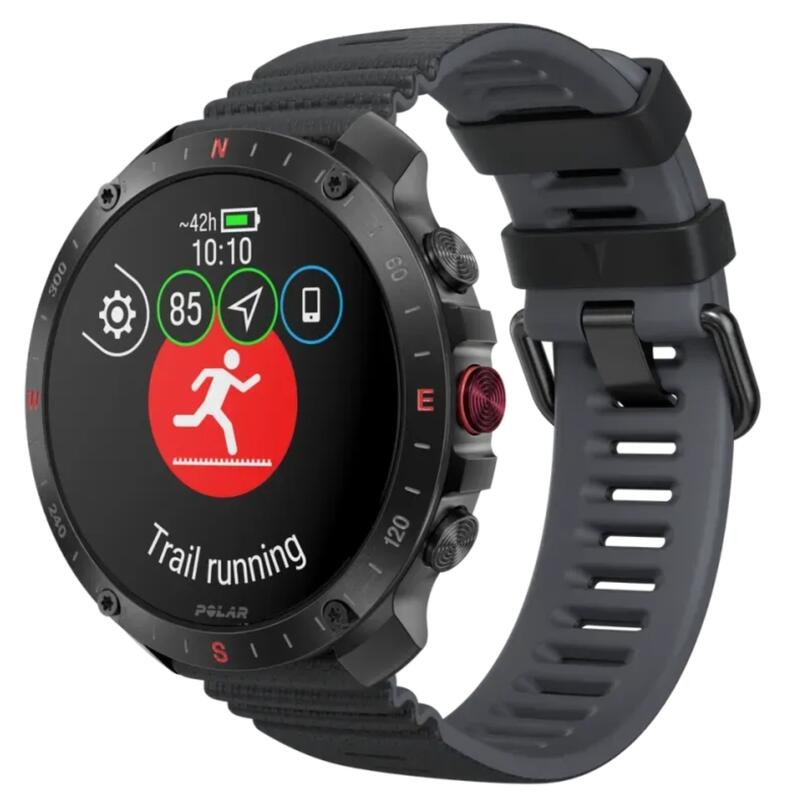 Polar Grit X2 Pro Night Black - Outdoor en multisport horloge