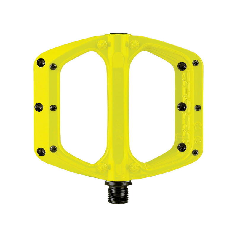 Pédales Spoon DC Flat - Jaune
