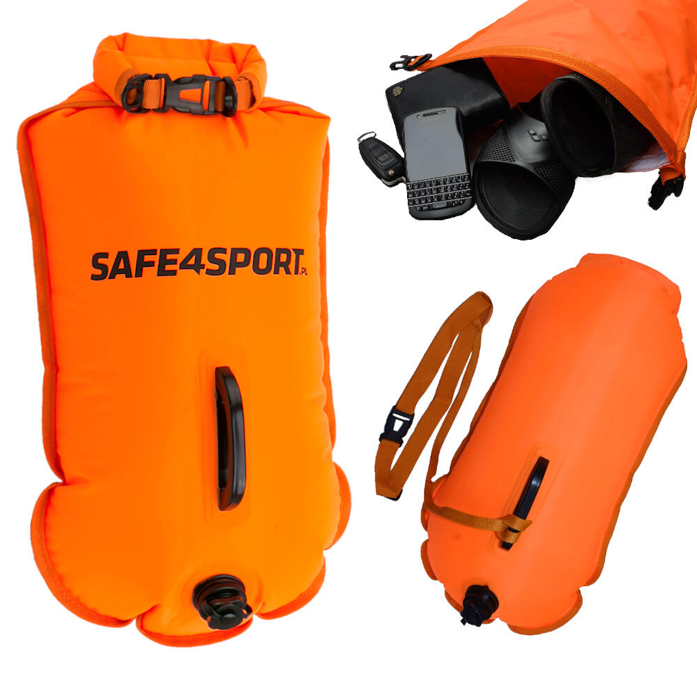 SAFE4SPORT Buoia di sicurezza per il nuoto MasterSwimmer 28L grande