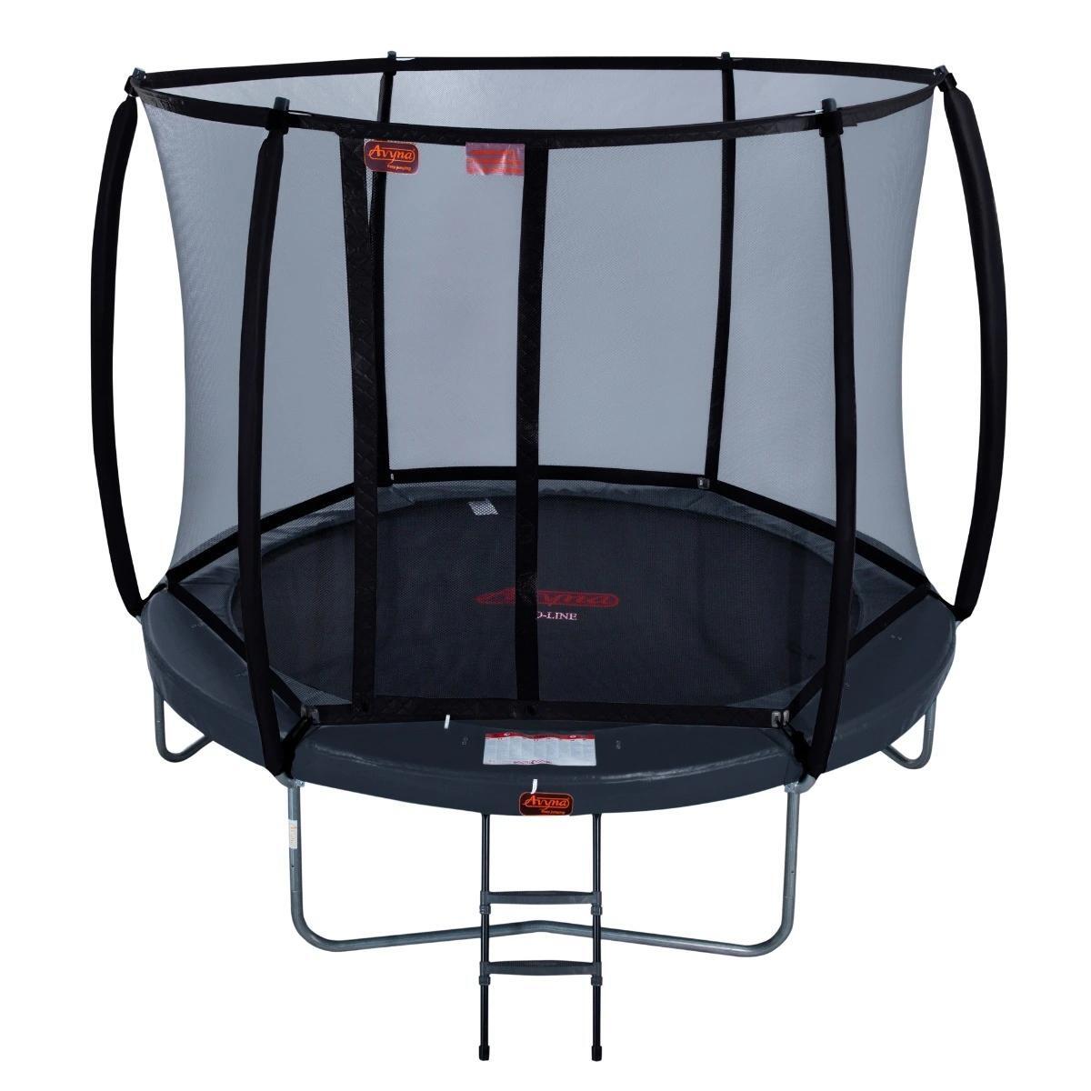 AVYNA Avyna Pro-Line opbouw trampoline rond (Ø365 cm) met net, grijs