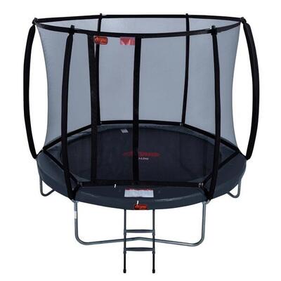 Avyna Pro-Line Bau-Trampolin rund (Ø430 cm) mit Netz, grau