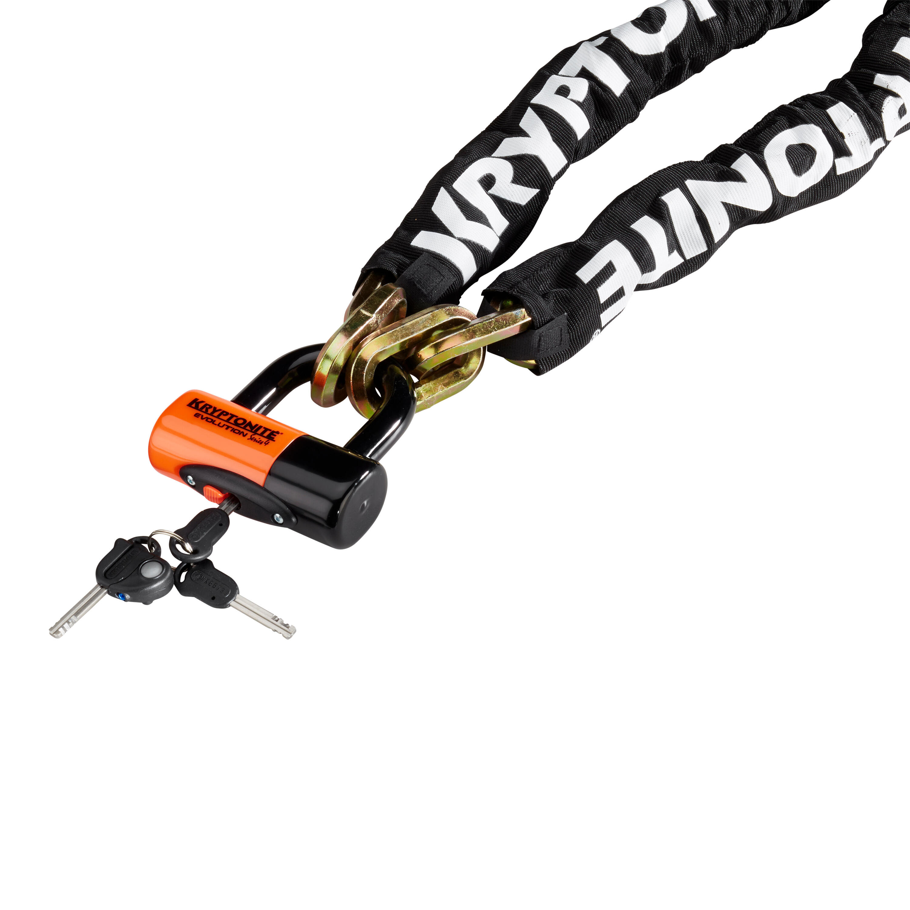 Kryptonite New York Chain (12 mm/100 cm) - with Ev Series 4 Disc Lock 14mm 3/5