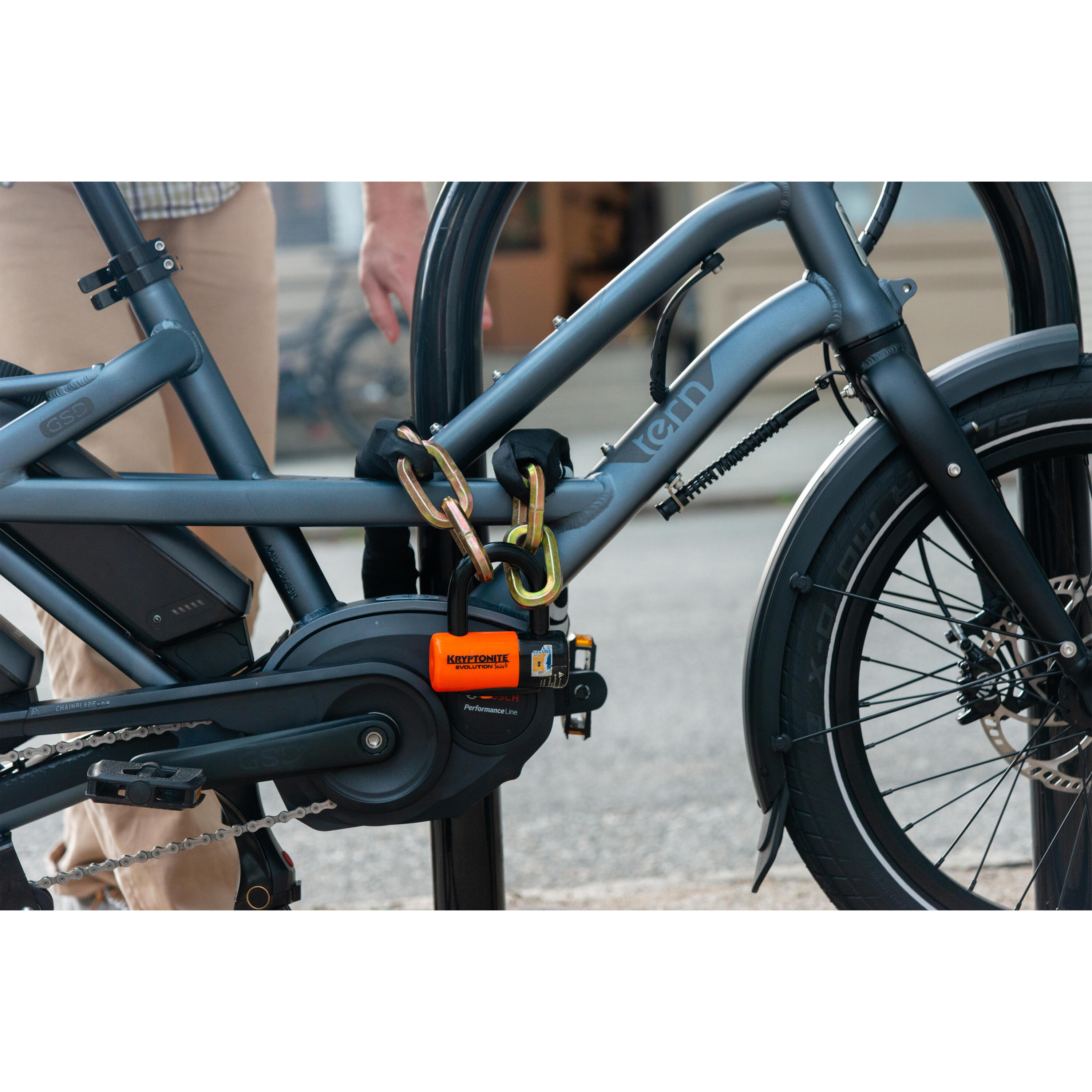 Kryptonite New York Chain (12 mm/100 cm) - with Ev Series 4 Disc Lock 14mm 5/5