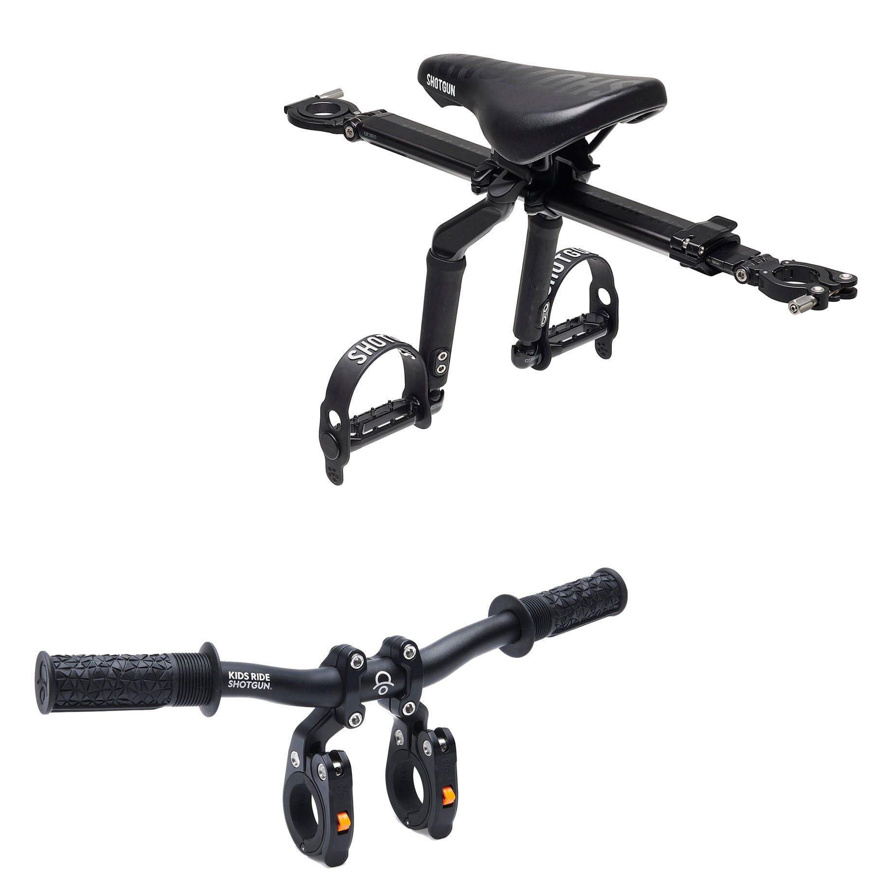 Dziecięce nosidełko rowerowe Shotgun MTB Front czarny