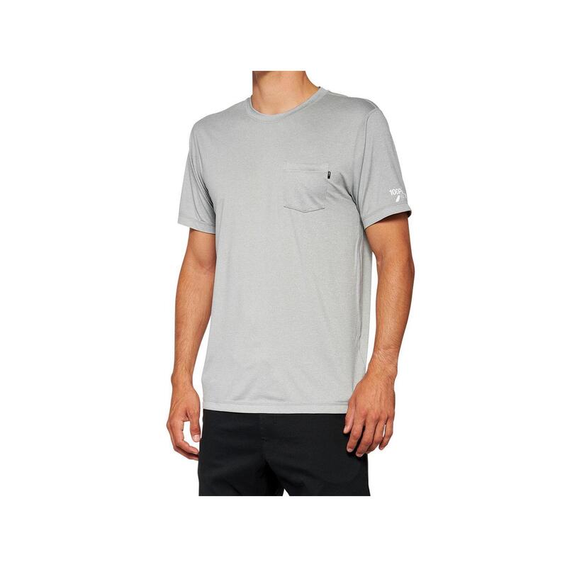 Camiseta Mission Athletic - Gris jaspeado