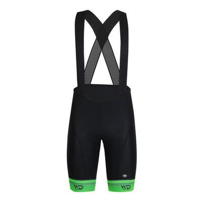 Pantaloncini da ciclismo FINISHER da uomo Nero/verde