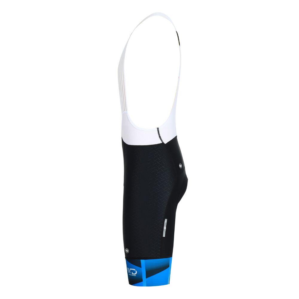 CUBIC herenfietsbroek zwart/blauw 2/6