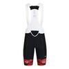 Culotte ciclismo hombre CUBIC Negro/rojo