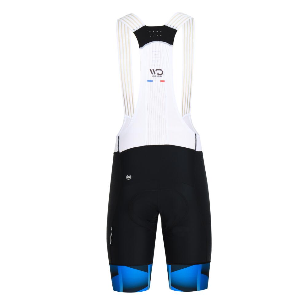 CUBIC herenfietsbroek zwart/blauw 4/6