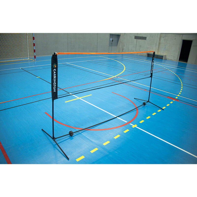 Rede transportável de badminton - Kit prático de badminton!