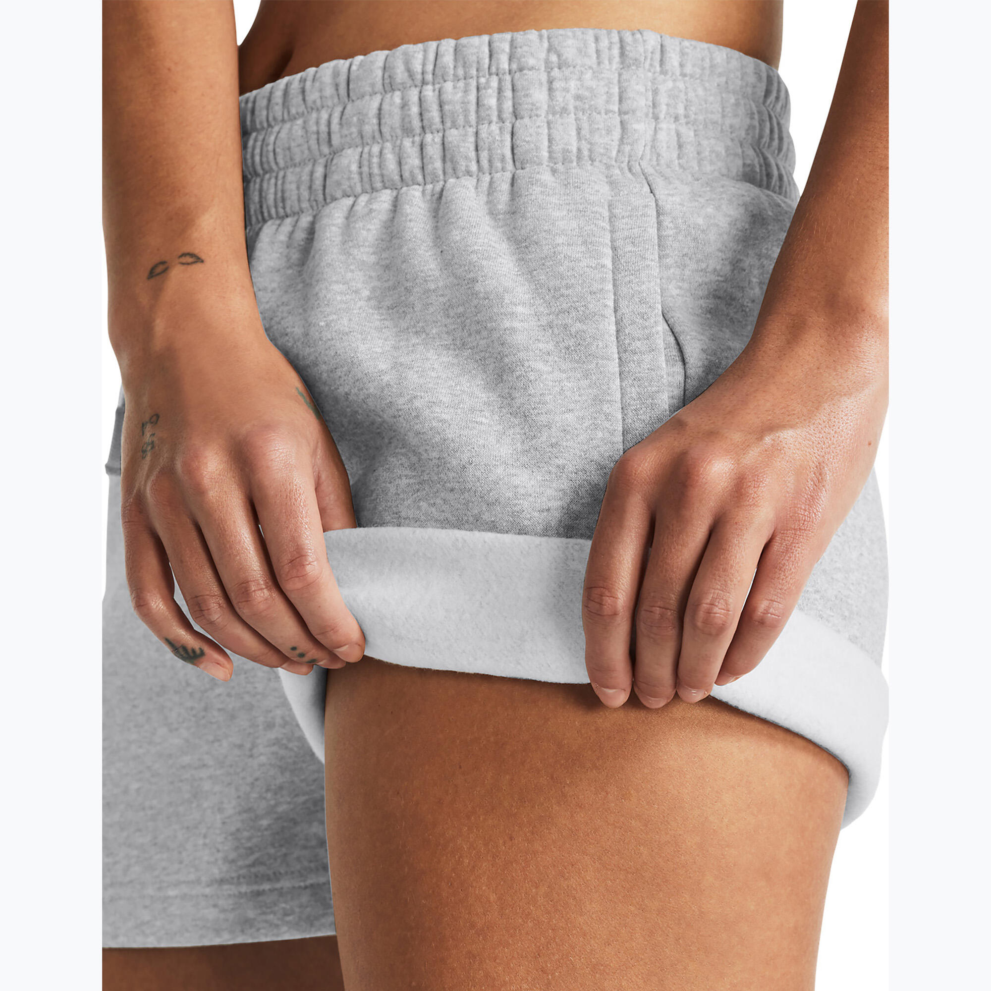 Spodenki treningowe damskie Under Armour Rival Fleece 4/5