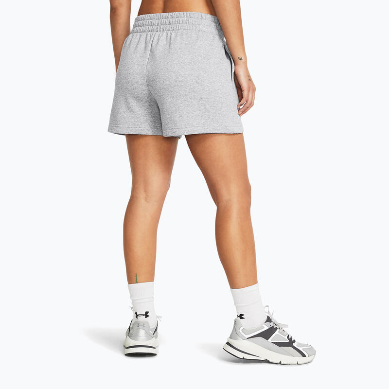 Șort fitness femei Rival Fleece, Gri