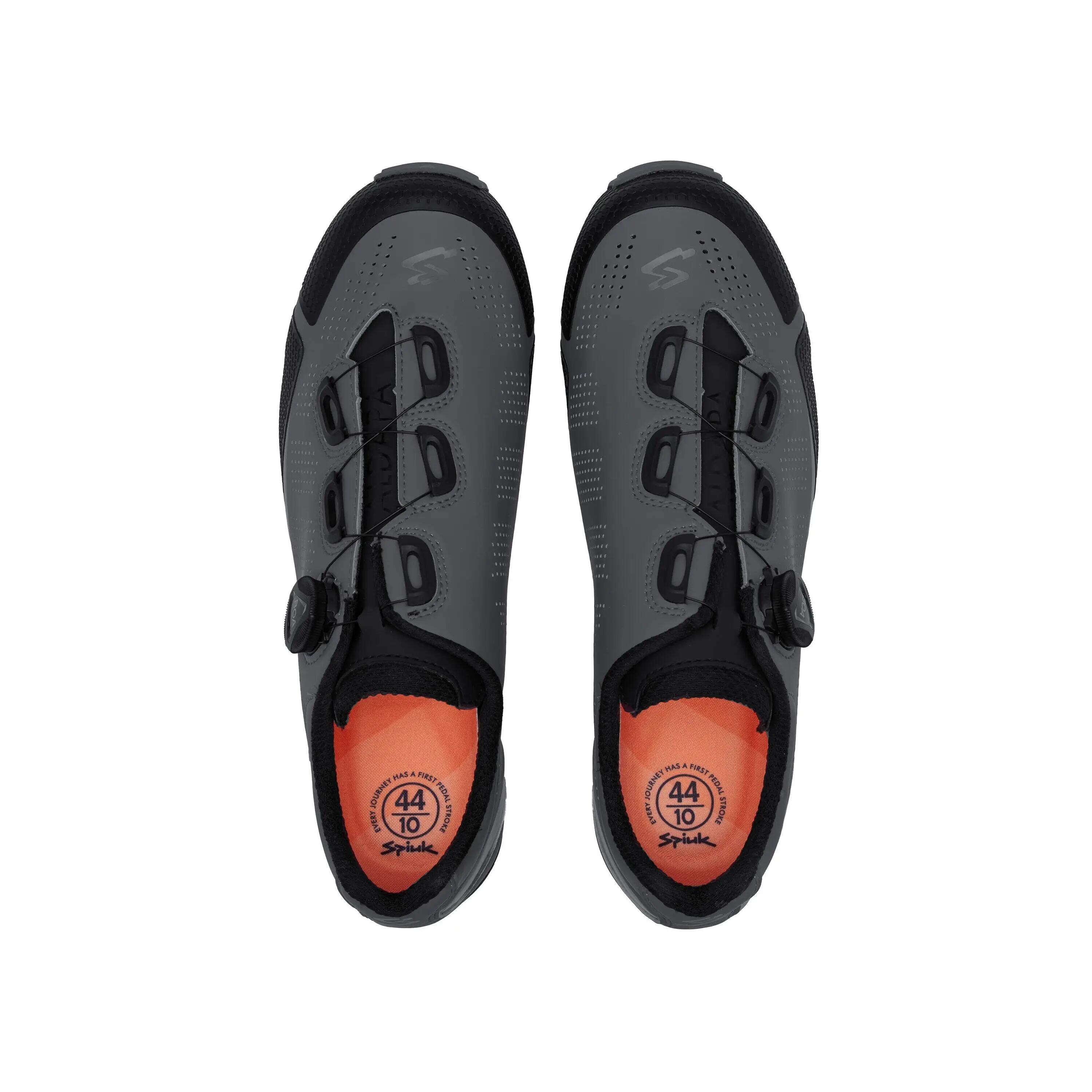 Pantofi ciclism MTB ALDAPA MTB shoes - gri inchis negru 3/5