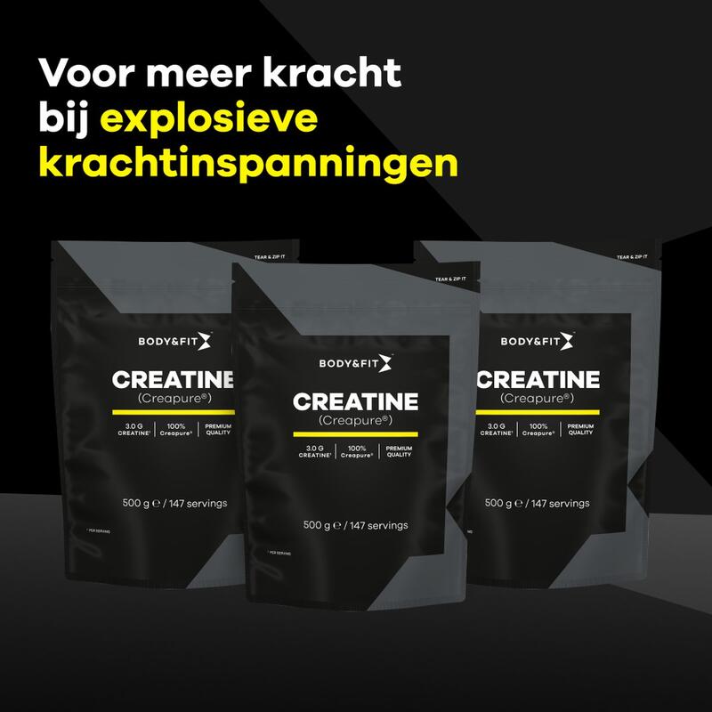 Creatine - Creapure® - Naturel (non aromatisé) - 500 grammes (147 shakes)