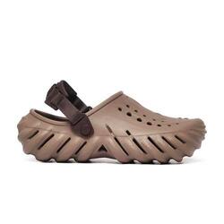 Chanclas Mujer Crocs Echo Clog Marron Claro