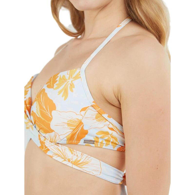 Lola Twisted Top női bikini felső - narancssárga