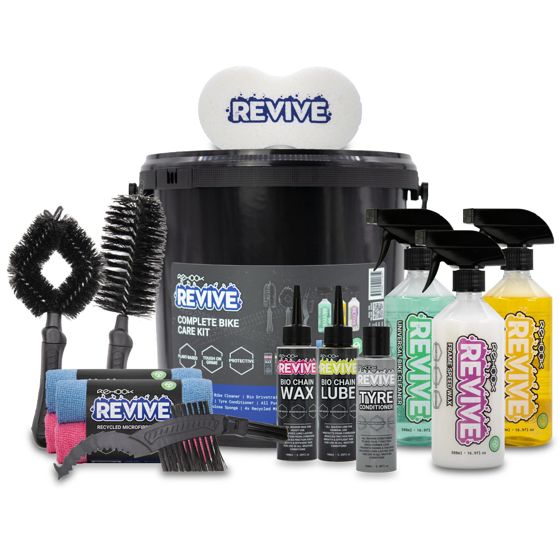 REHOOK Revive Complete Bike Care Kit - Eco-Friendly Cleaning, Protection & Performance