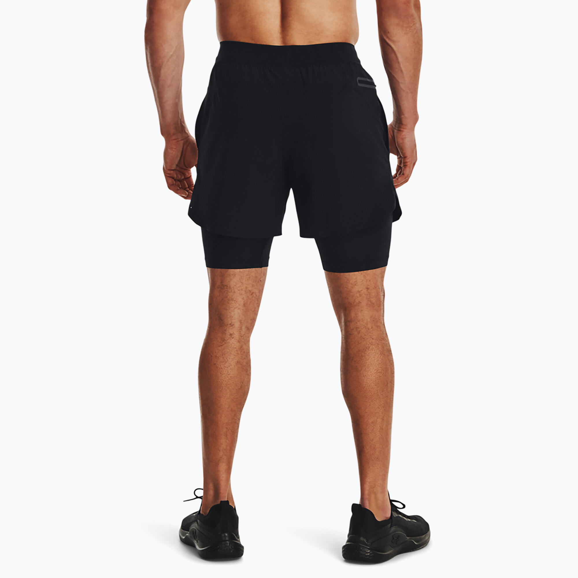 Pantaloncini da uomo Under Armour Peak Woven 2in1 3/5