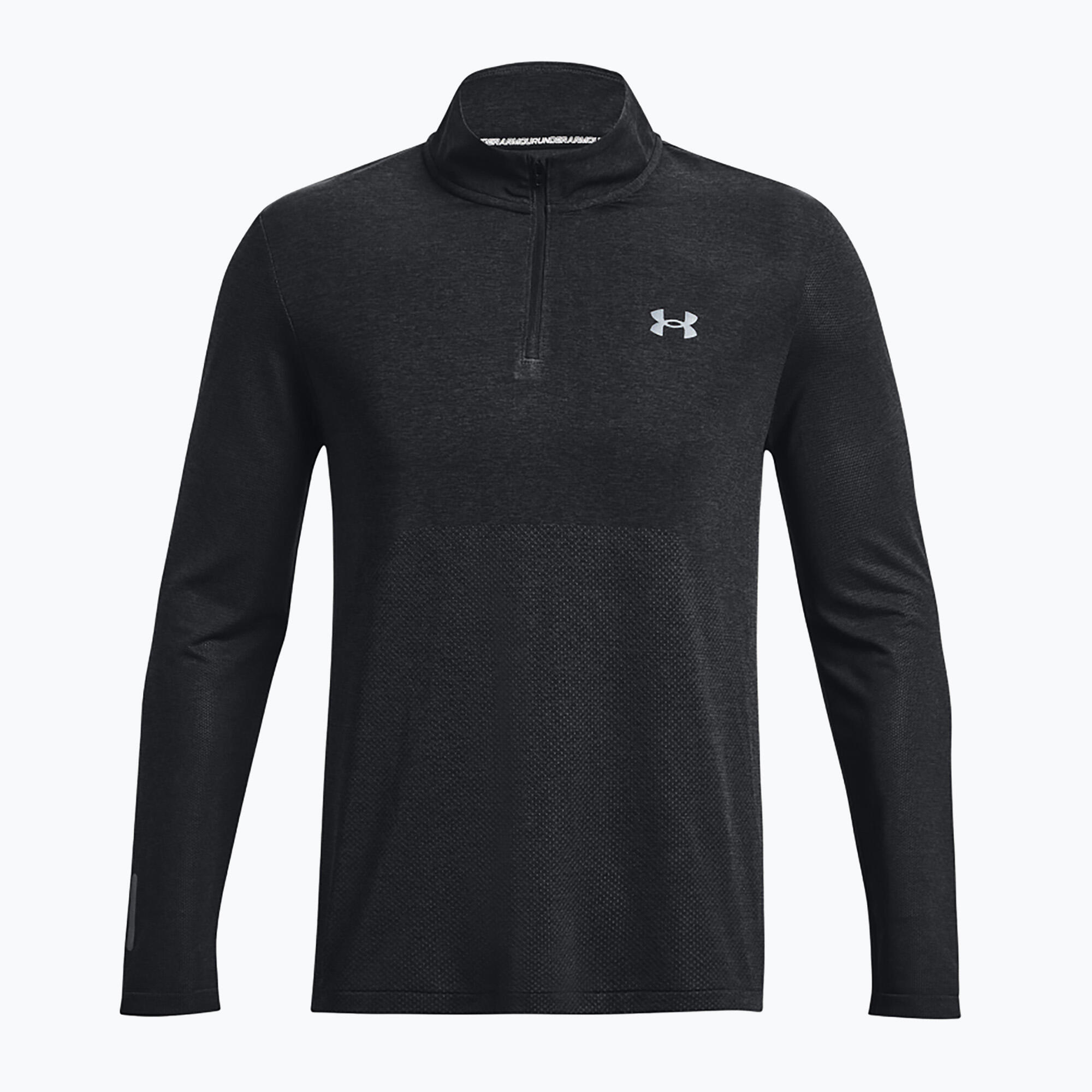 Under Armour Seamless Stride 1/4 Zip running à manches longues pour hommes 4/5