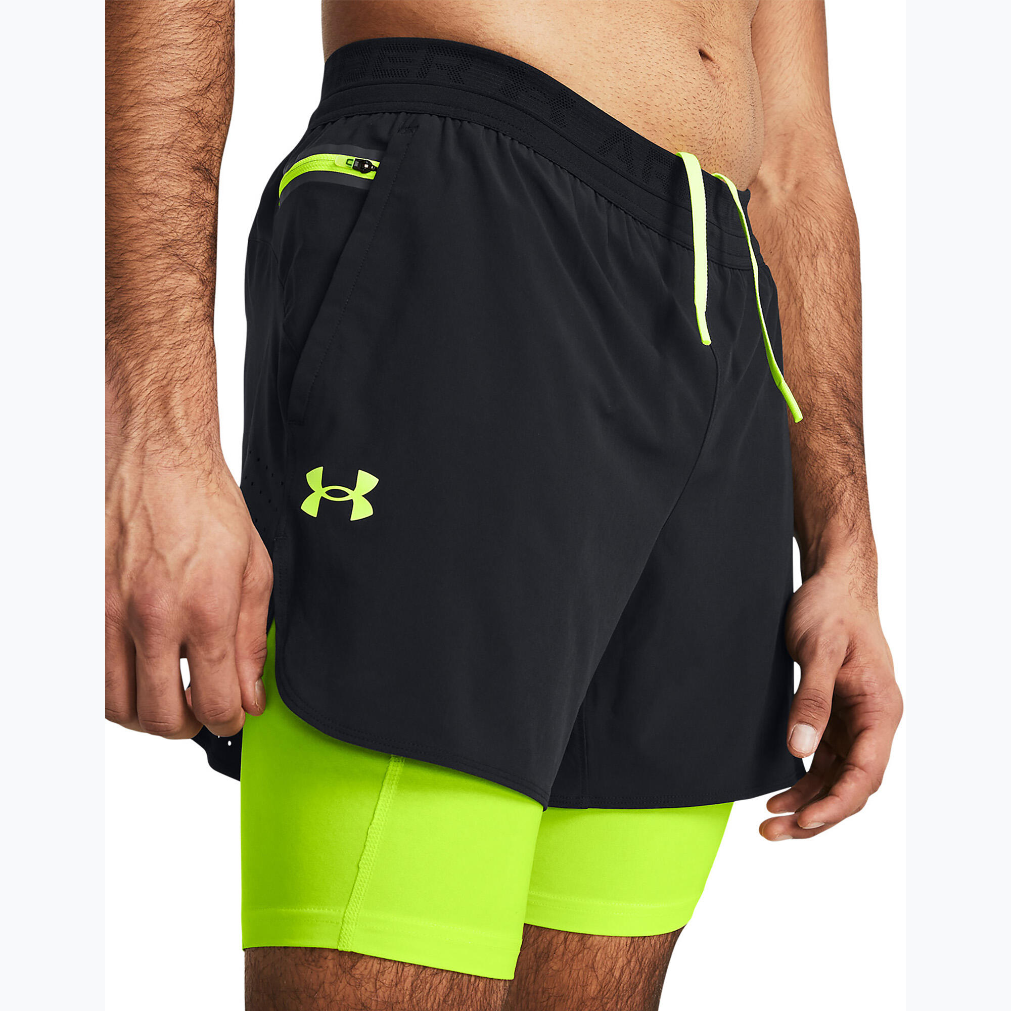 Pantalón corto Under Armour Peak Woven 2in1 para hombre 4/5