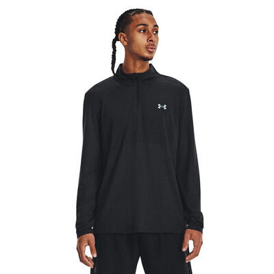 Under armour seamless stride hardloopshirt voor heren met 1/4 rits