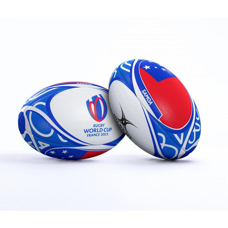 Ballon de rugby Gilbert Coupe du monde Samoa – Taille 5 Rugby