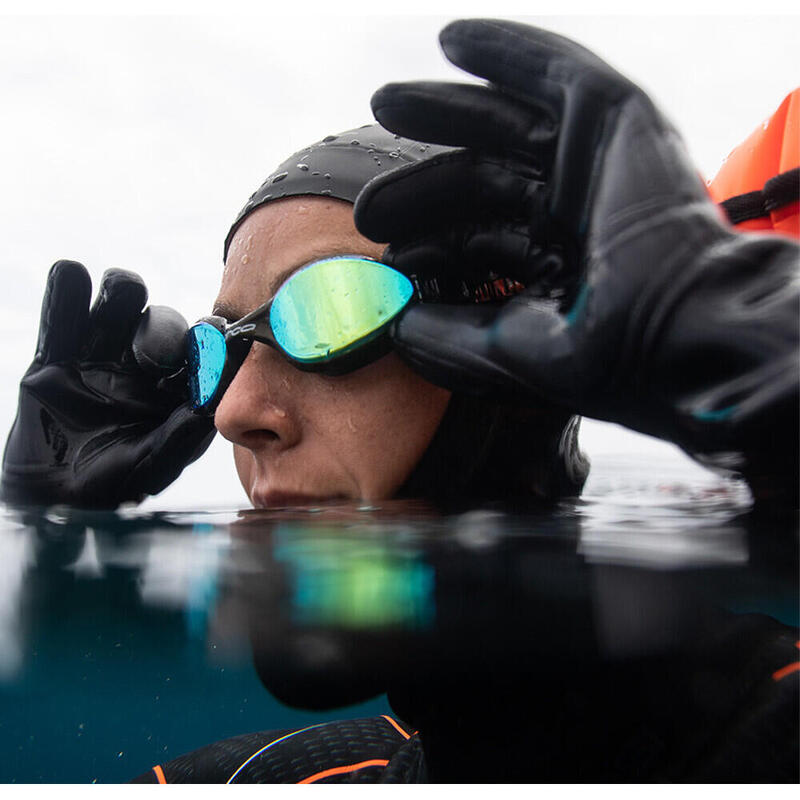 Manusi inot ape deschise pentru femei W OpenWater Gloves - negru