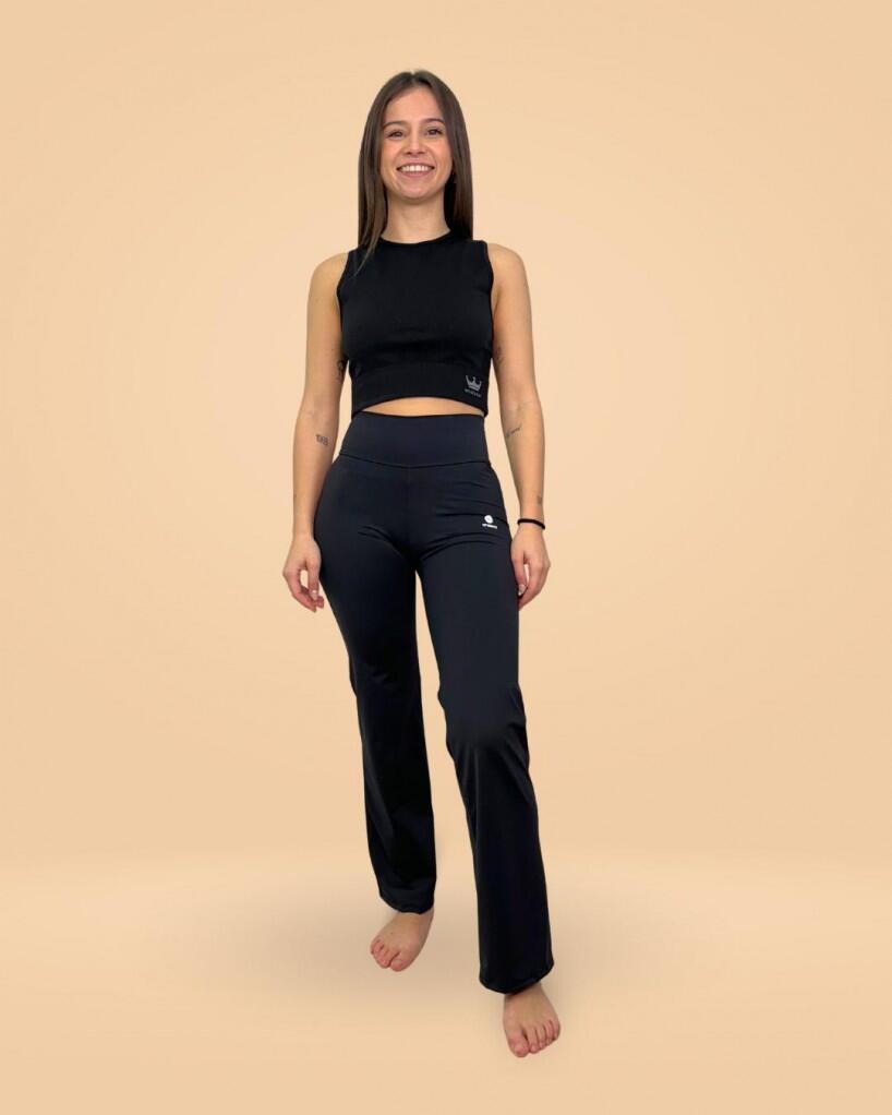 ANAISSA Pantaloni leggings svasati, Monaco.