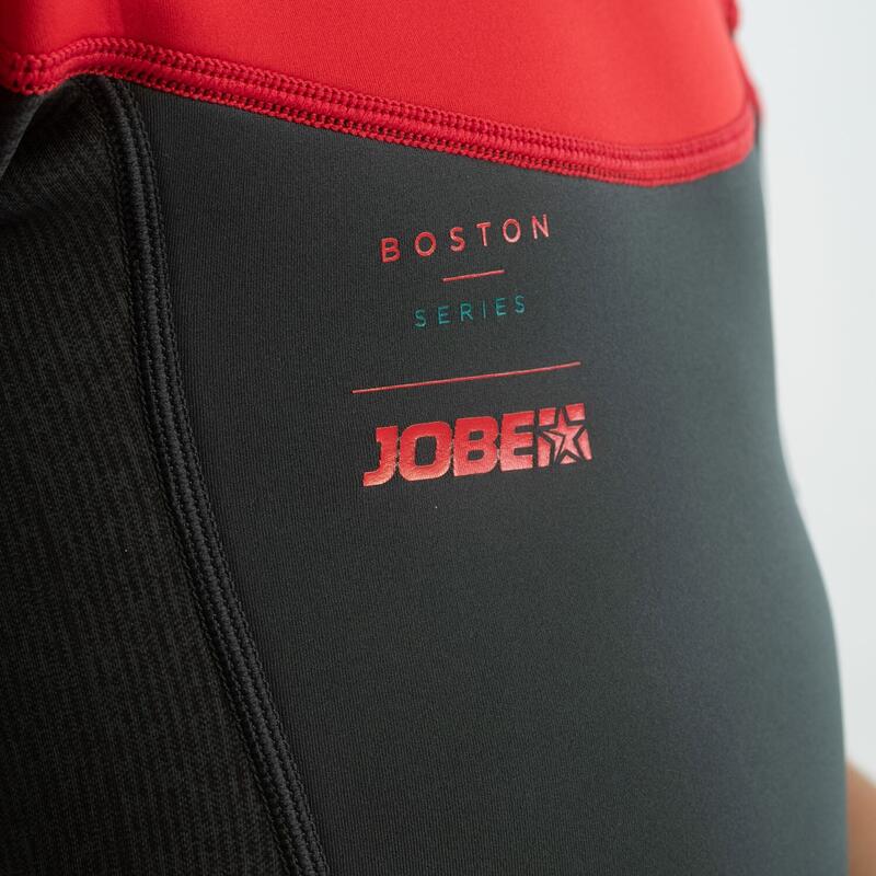 Costum pentru sporturile acvatice înot copii Boston 2 mm roșu
