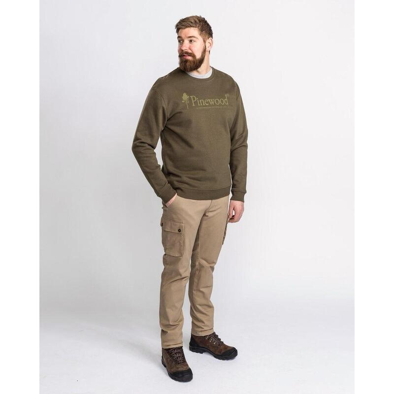 Pinewood Sunnaryd Sweater - Green Warme Trui