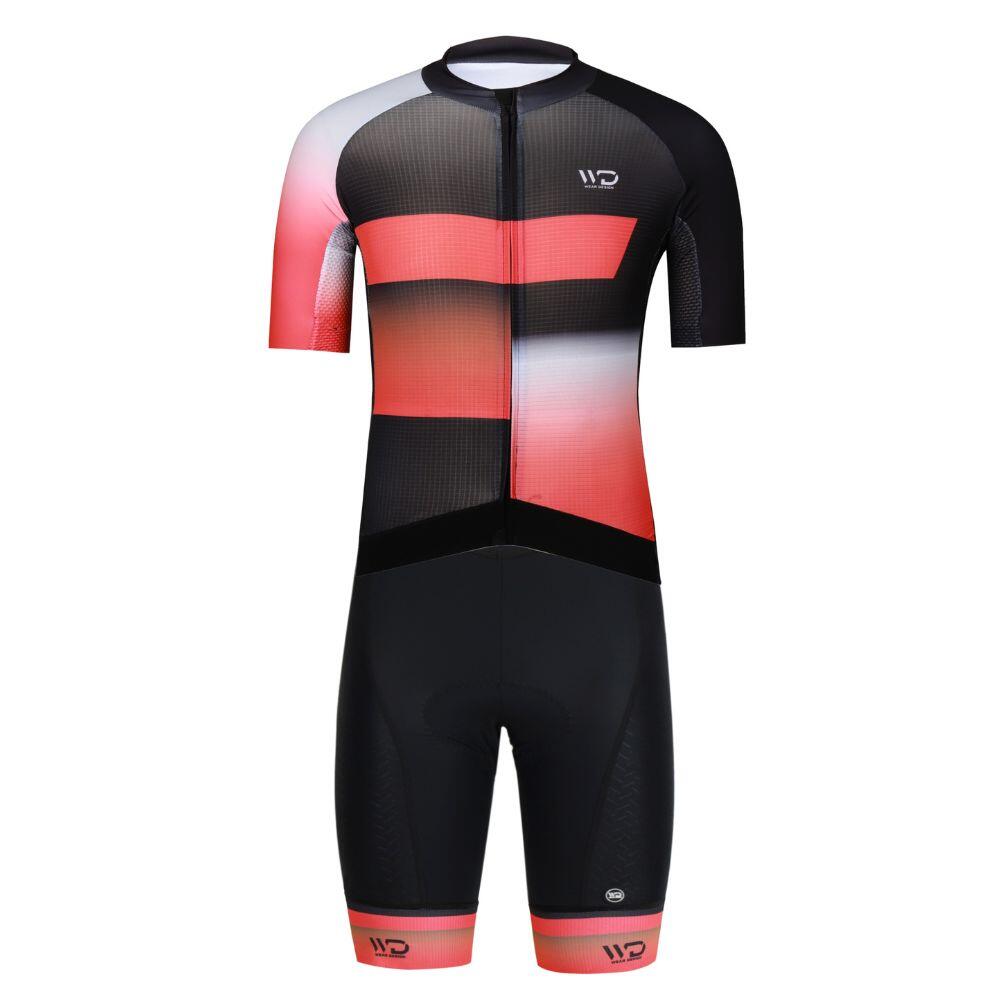 FINISHER maglia da ciclismo da uomo Nero/arancio 4/4