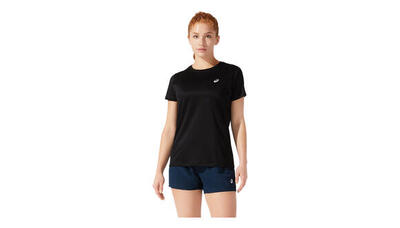 Dames-t-shirt met korte mouwen asics core ss zwart