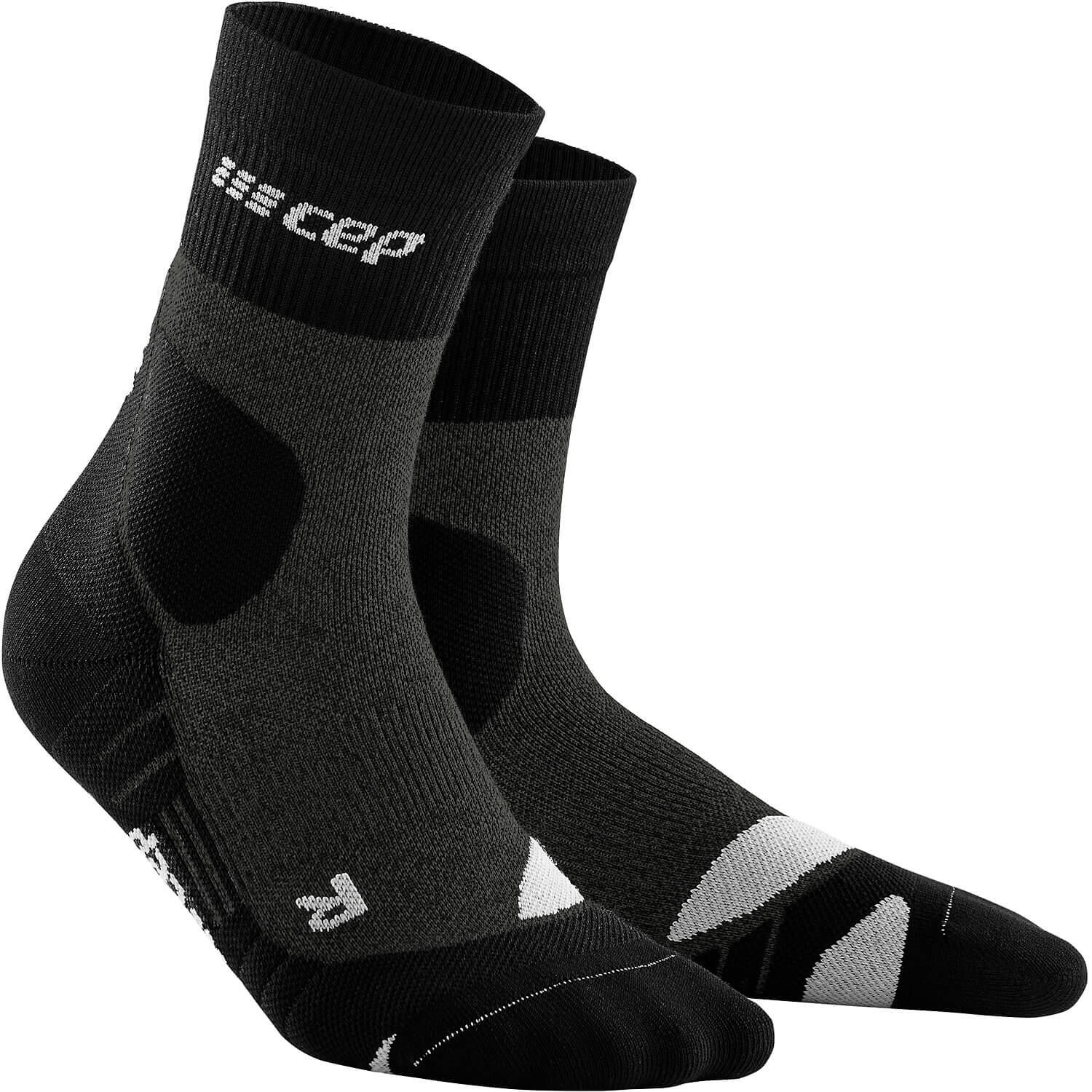 Chaussettes de compression mi-mollets de randonnée en mérinos CEP Compression 3/7